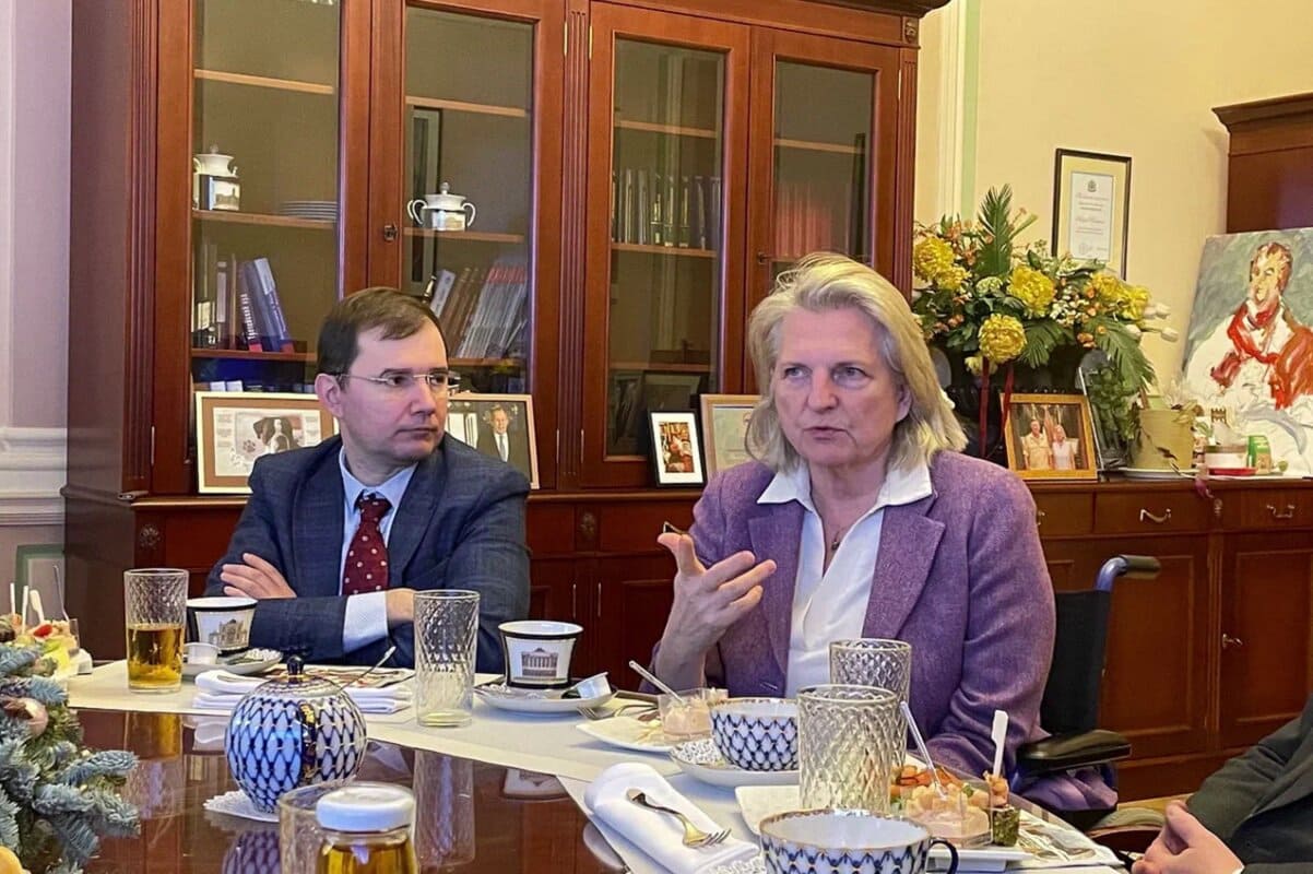 New Year — new format. St Petersburg University hosts a business breakfast with Karin Kneissl